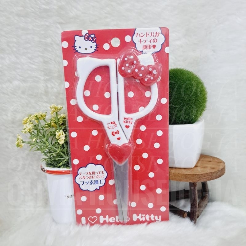 

Gunting Hello Kitty Putih Merah Scissors Hello Kitty Polkadot