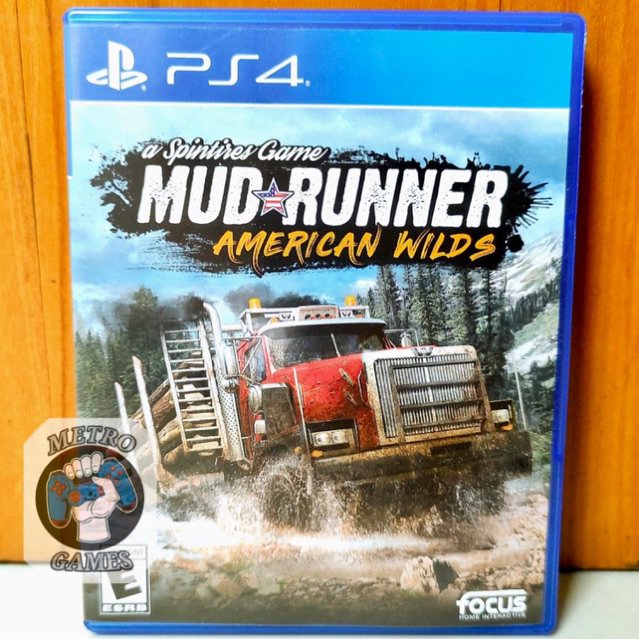 Mud Runner PS4 Kaset Mudrunner American Wilds Playstation PS 4 5 Games CD Disc BD Game Offroad original ori asli ps4 ps5 gim petualangan simulator ukts ets off road snow runner snowrunner Blu-ray bluray disc balapan balap nyetir stir