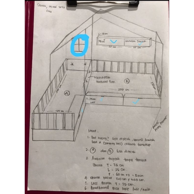 Dipan anak castom dipan anak L