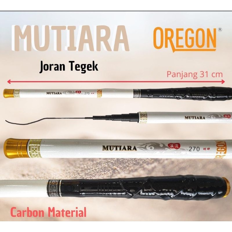 Tegek Oregon Mutiara 360/450 Carbon Ruas Pendek