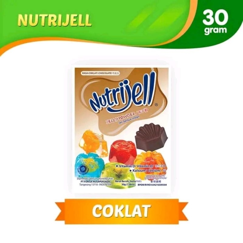 

Nutrijel Reguler Coklat 30gram