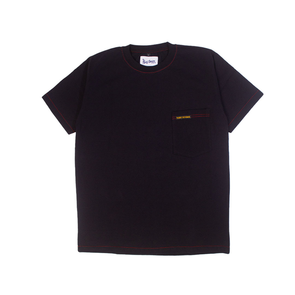 Nurf Denim - Heavy Cotton Pocket Tees Black