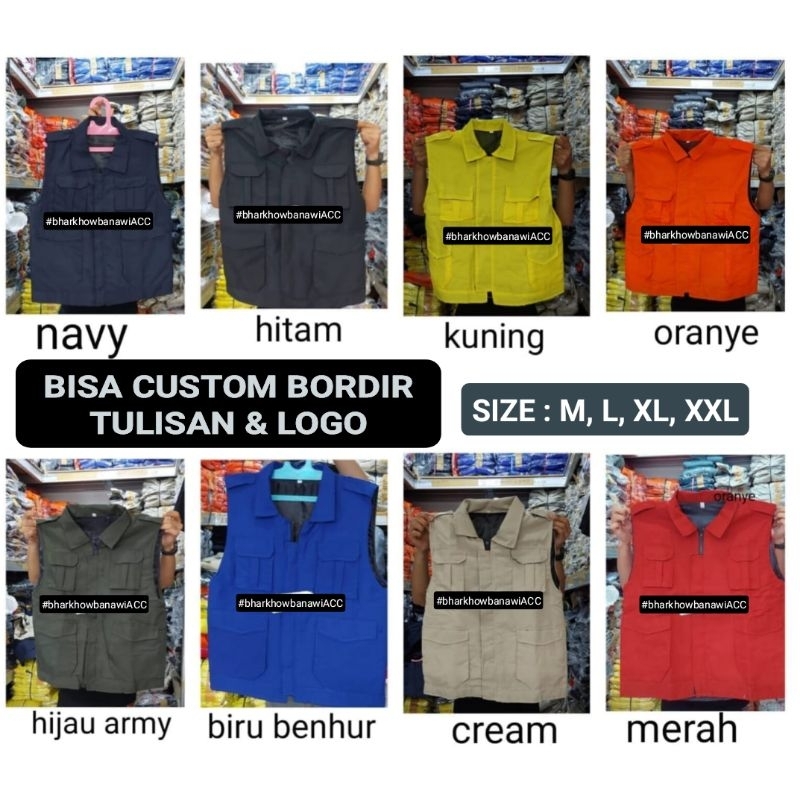 ROMPI LAPANGAN ROMPI VEST ROMPI CUSTOM BORDIR