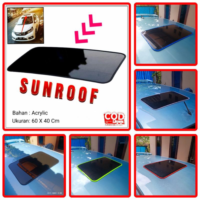 SUNROOF MOBIL VARIASI BAHAN AKRILIK