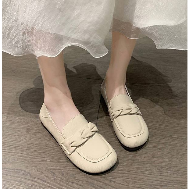 21171 Sepatu Flat Shoes Wanita Import Loafers Kekinian