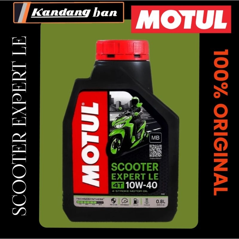 OLI MOTUL SCOOTER EXPERT LE 10-40 0.8L UNTUK SEMUA MATIC HONDA,YAMAHA,SUZUKI