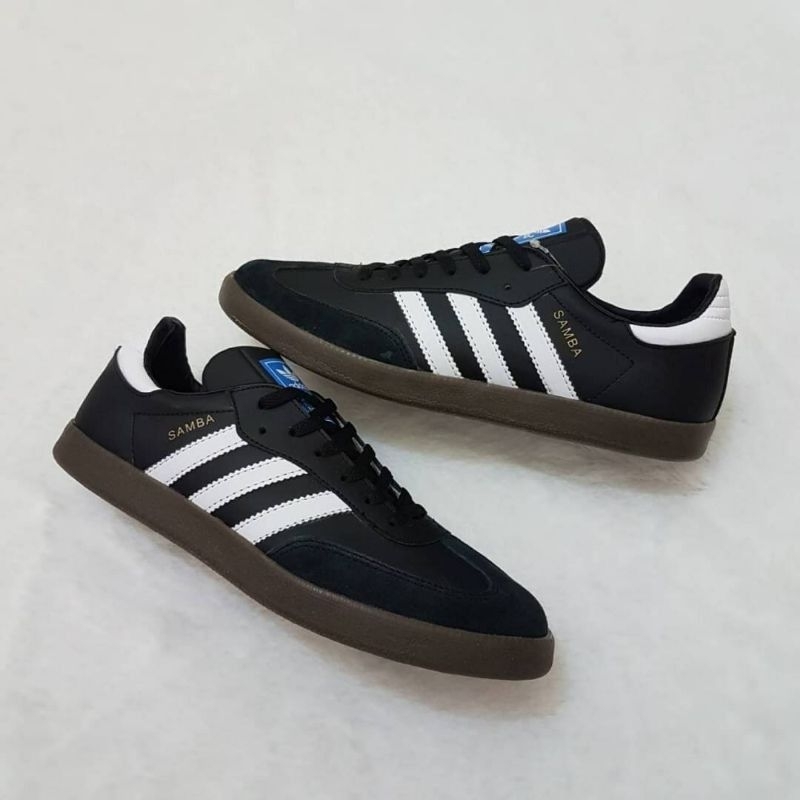 Adidas Samba Hitam Putih Sol Gum Grade Original