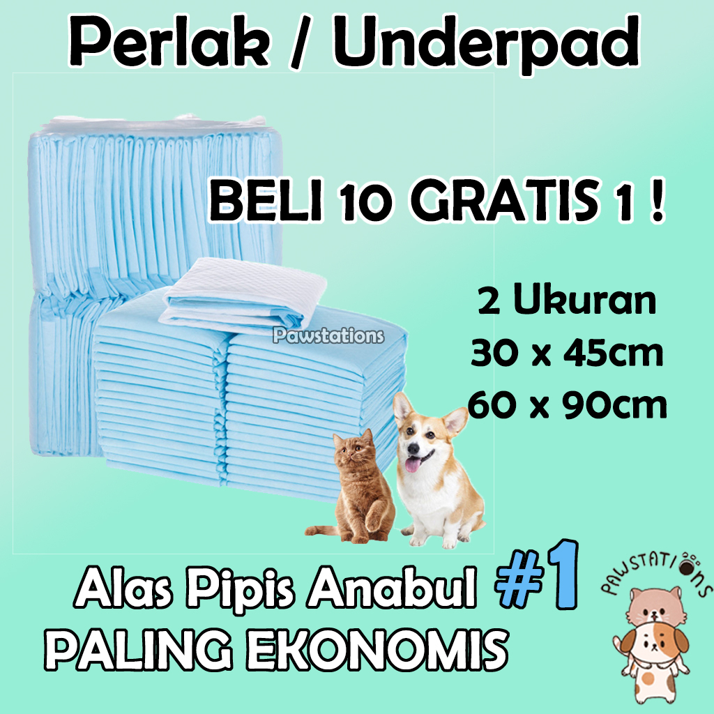 Perlak / Training Pad Underpad Alas Kencing Anjing Alas Pipis Anjing Diapro Pee Pad Diapro Underpad