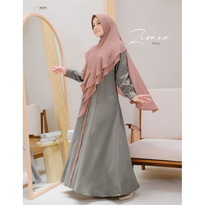 Gamis set zivana by akifa/Open PO 8-15 mei 2023/