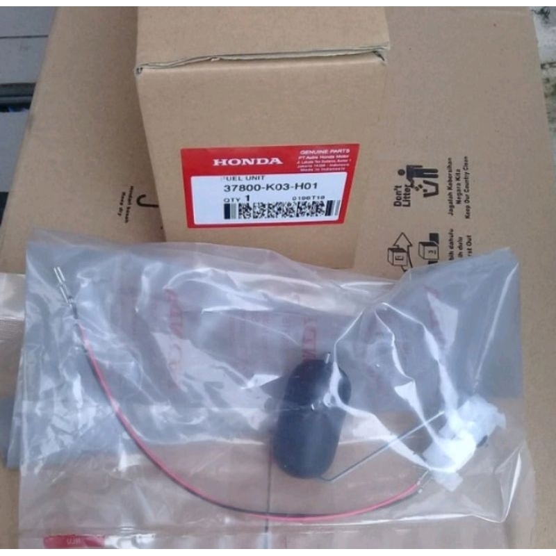 37800-K03-H01 HGP AHM 100 ORIGINAL PELAMPUNG BENSIN REVO FI, SUPRA X125 FI, ASLI HGP  FUEL UNIT TANG