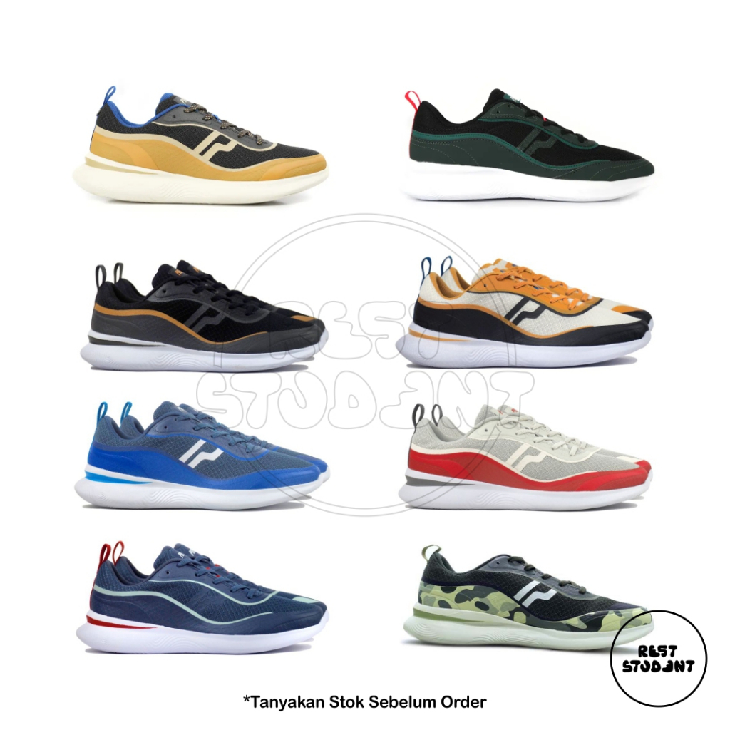 Sepatu Piero Arc Wave - Street Black Deep Teal | Black Brown | Camo Green | Grey Red | Navy Blue | N