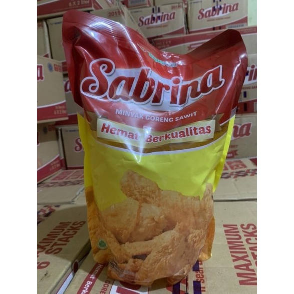

Minyak Goreng Sabrina 1 Liter | 1 Dus - 12 Pouch (@1 liter) | Minyak Goreng Sawit | Hemat: Berkualitas