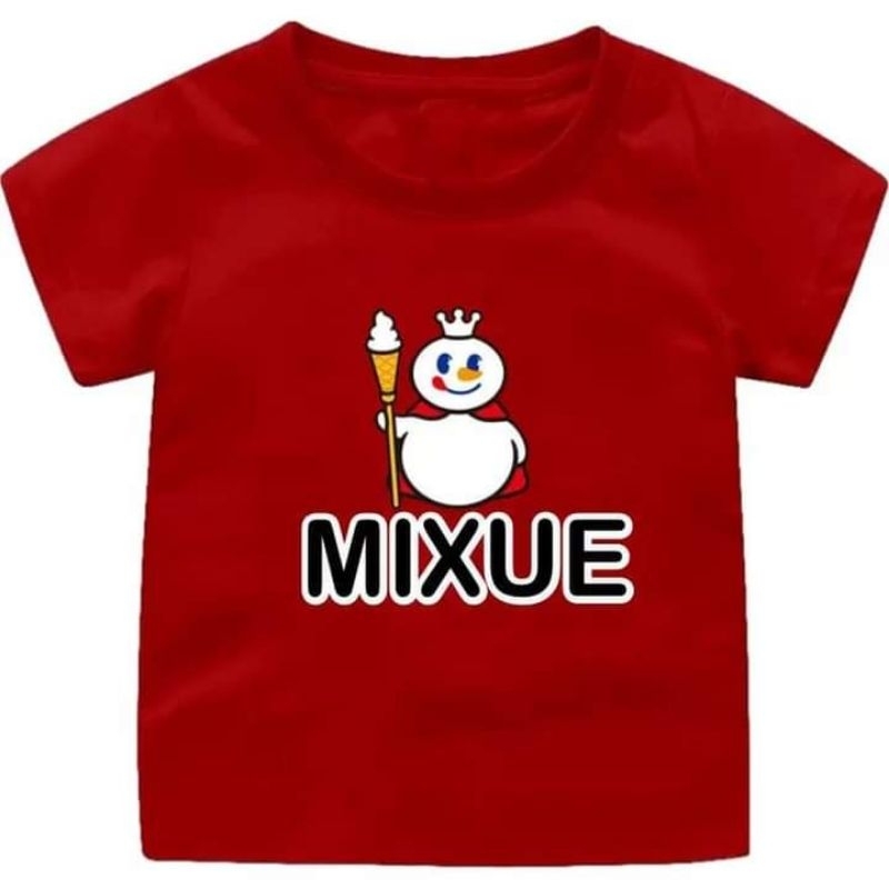 Promo Murah Kaos Anak Unisex Cowok Cewek Lengan Pendek MIXUE Digital Sablon Baju Kaos Anak Laki Laki Atasan Tshirt Anak Usia Umur 2 3 4 5 6 7 8 9 Tahun Zagzeg Clothing