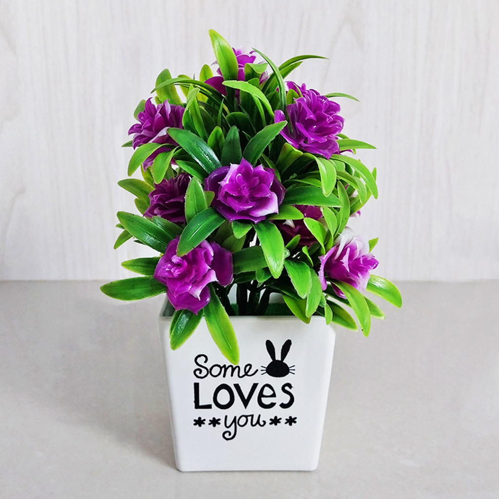 Tanaman Hias Plastik Ornamen Bunga Plastik Dekorasi Rumah Satu7an PBP12