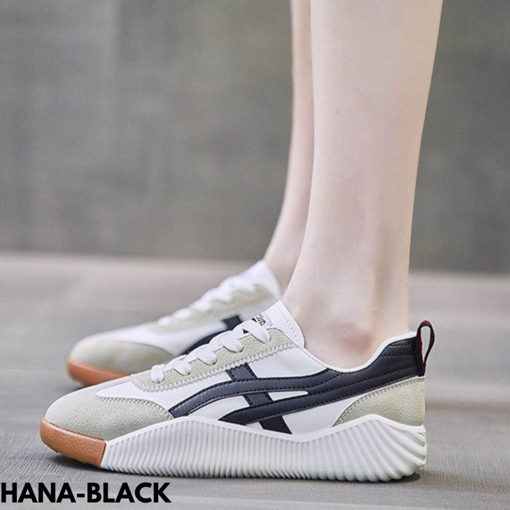 FINDME 36-40 HANA SEPATU SNEAKERS WANITA KEREN KOREA NEW FASHION BAGUS BAHAN PU IMPORT