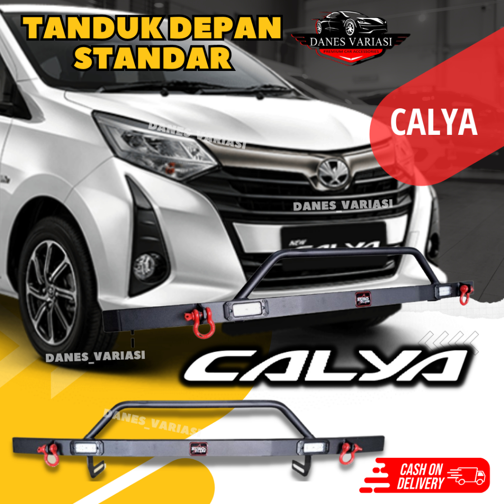 BUMPER TANDUK DEPAN STANDAR -  BEMPER  UNTUK MOBIL CALYA  Euro Class  Aksesories Mobil Bisa COD