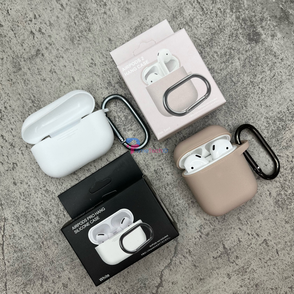 Silicone Case COVER Airpods untuk AirPods 1 2 AirPods Pro Premium With HOOK Softcase Rubber Pouch Protection APPLE AirPods Case dengan Kaitan / Cantolan