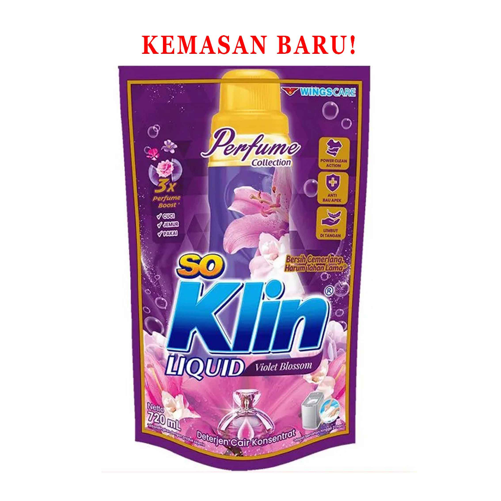 SOKLIN / DETERGEN LIQIUD /  VIOLET BLOSSOM / 720ML