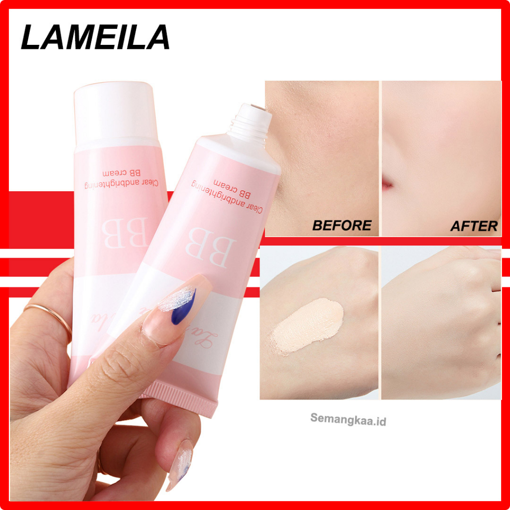 Lameila BB Cream Makeup untuk Wajah Mencerahkan Memutihkan Make up Base LA219