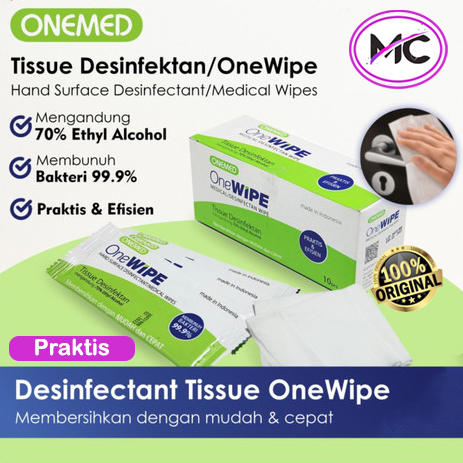 Tisu Basah Disinfektan Tissue Anti Bakterial Tissu Alkohol Pembersih