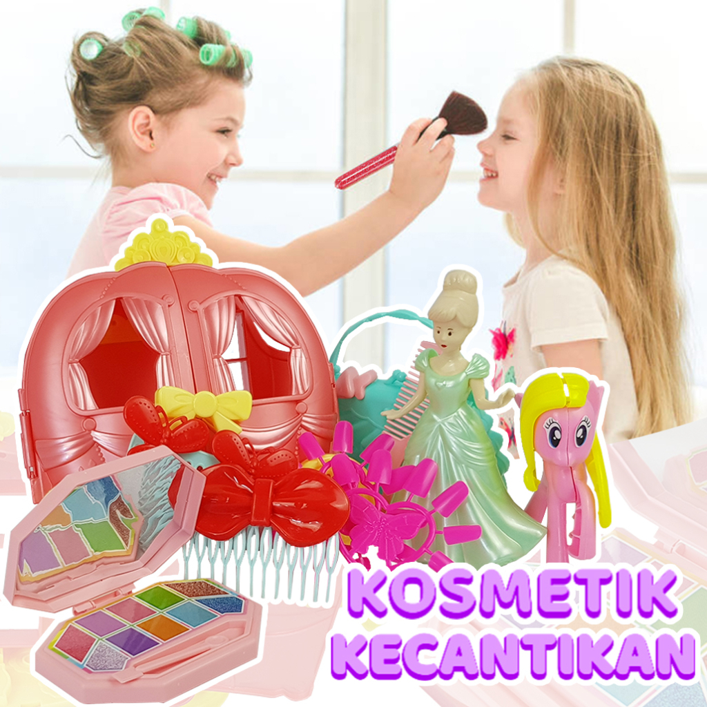 Mainan Kosmetik Kecantikan/ Makeup Anak Dan Aksesoris YJ4 ( YOGOBATA )