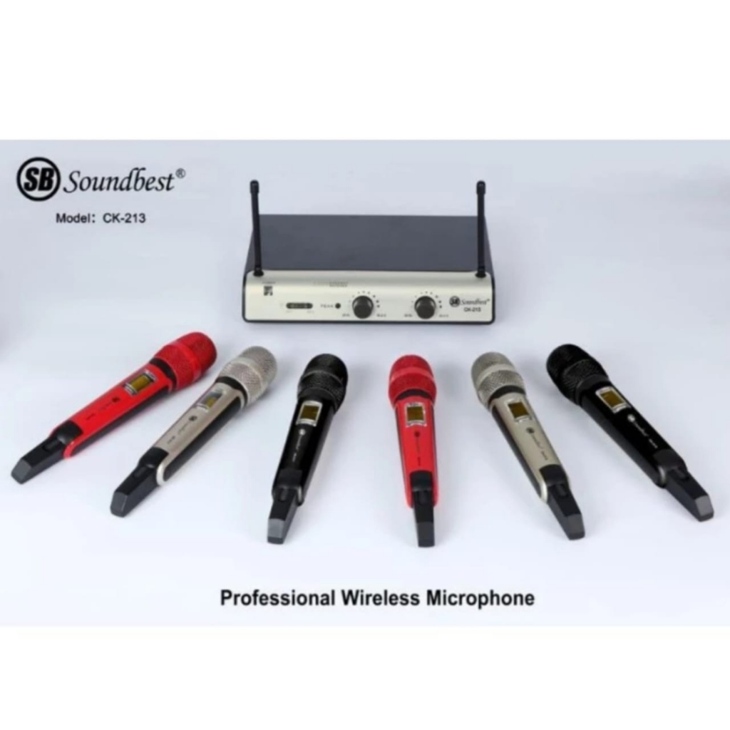 MIC WIRELESS SOUNDBEST CK213 CK 213 ORIGINAL