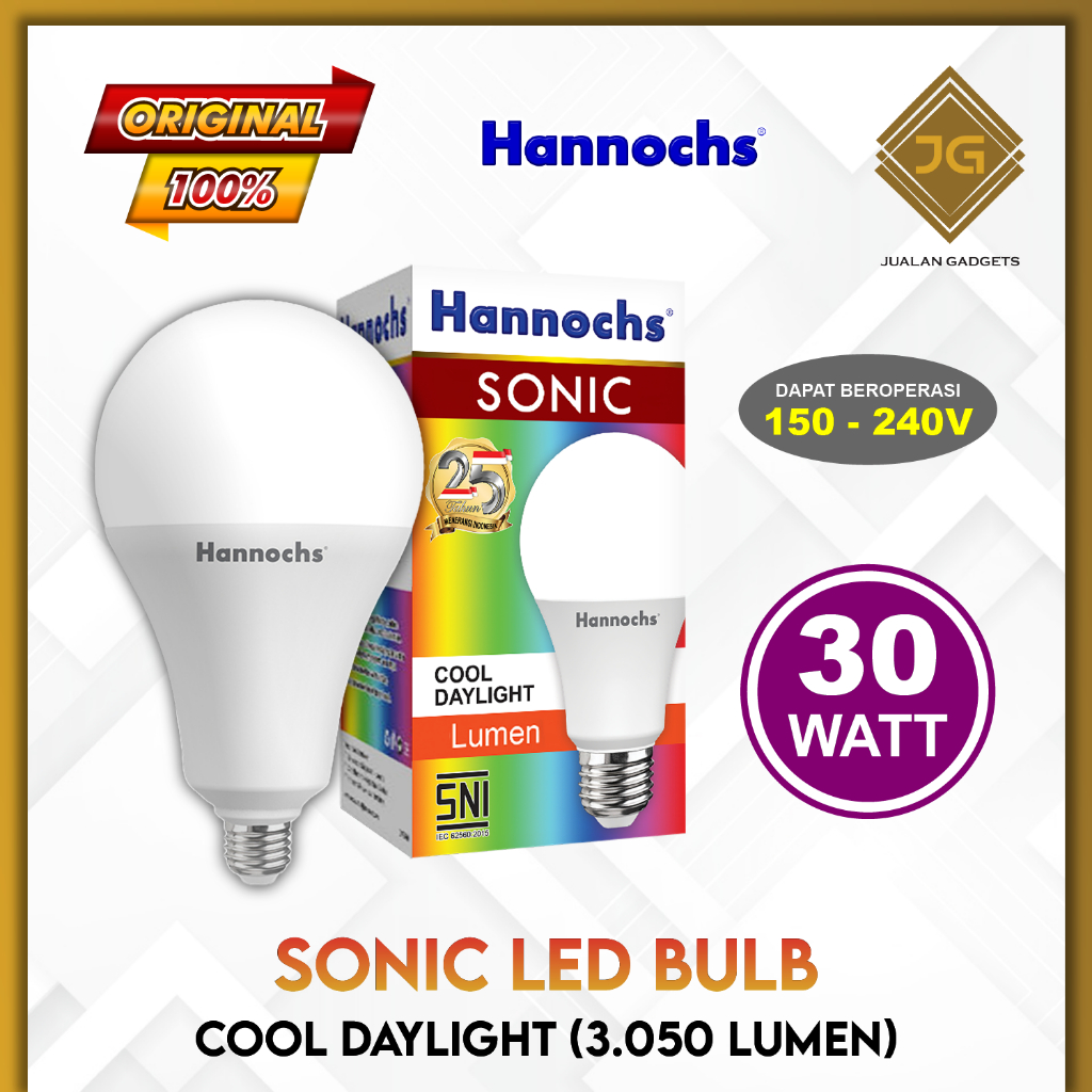 Lampu Led Hannochs Sonic 30 Watt LED Bulb