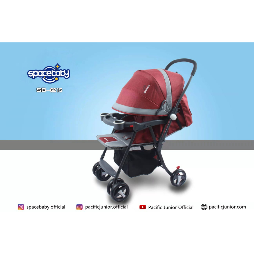 Spacebaby kereta dorong bayi baby stroller SB 6215