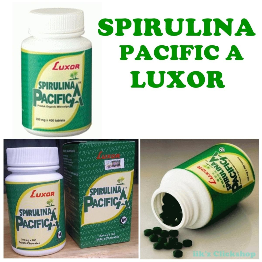 SPIRULINA LUXOR PACIFICA ORI | LUXOR SPIRULINA PACIFICA ISI 200 TABLET