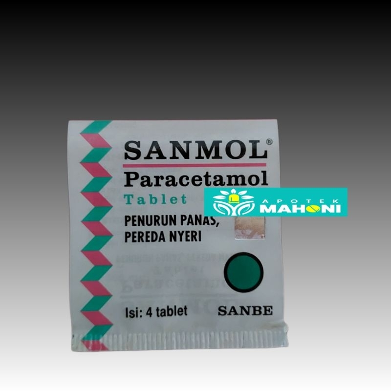 SANMOL TABLET 500mg - obat penurun panas