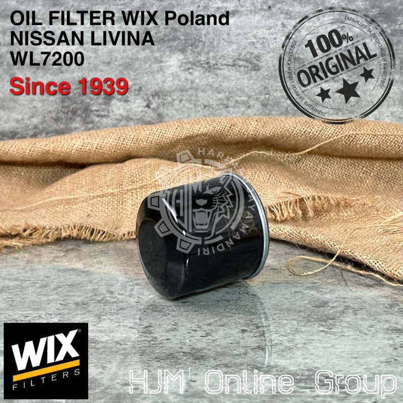 OIL FILTER OLI NISSAN LIVINA EVALIA JUKE XTRAIL SERENA WIX Poland