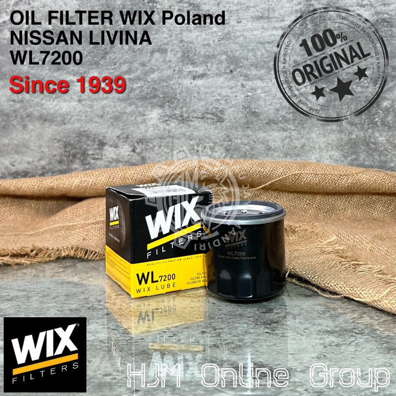 OIL FILTER OLI NISSAN LIVINA EVALIA JUKE XTRAIL SERENA WIX Poland