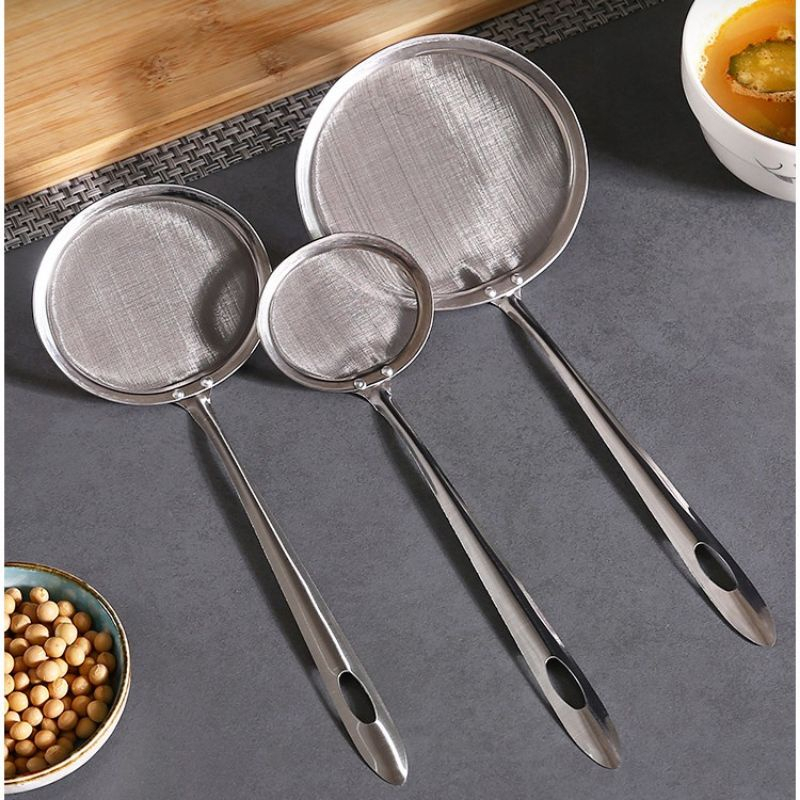 Saringan Minyak Goreng 13 CM Penyaring Minyak Halus Stainless