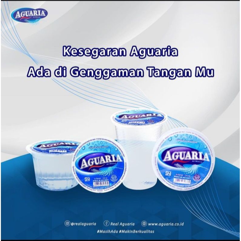 Air mineral Aquaria 220ml - Cup