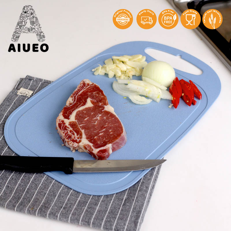 Talenan Daging Buah Sayur Premium Cutting board Food Grade Wheat Straw | Telenan Plastik Tebal Murah