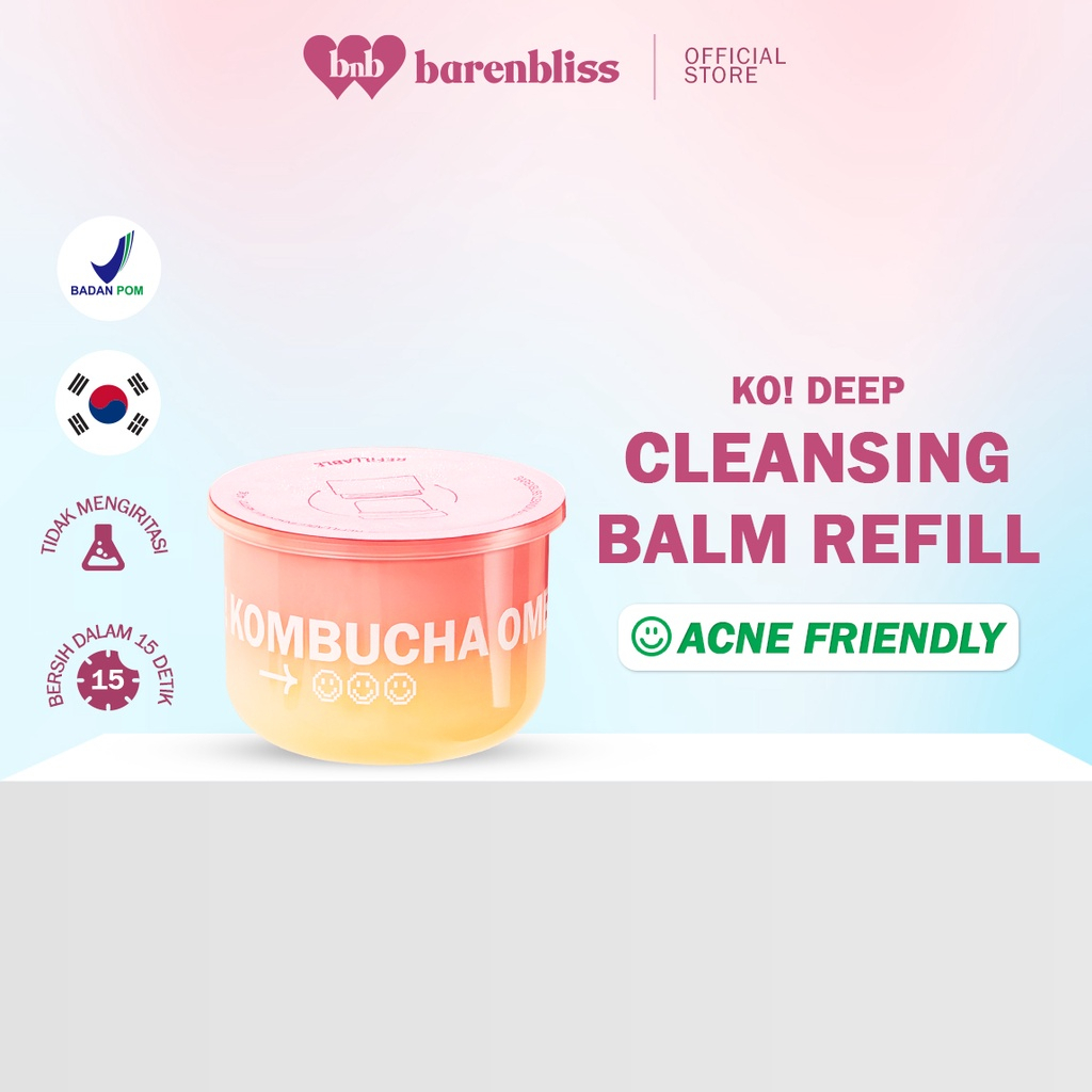 BNB Barenbliss KO! Kombucha Omega Deep Cleansing Balm - Oil Cleanser Pembersih Make Up Waterproof