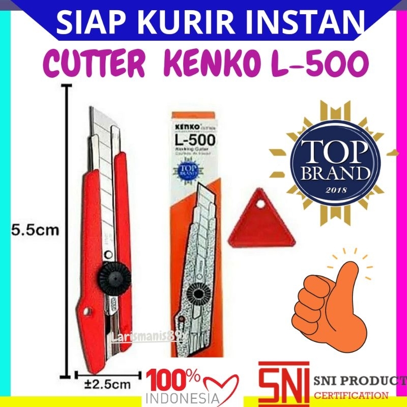 Cutter Besar Pisau L500 Kenko (1PCS)