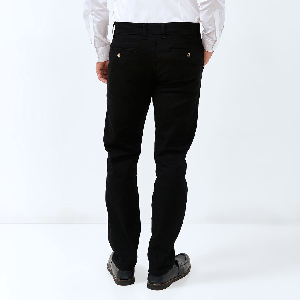 [COD] Celana Chino WD &amp; Co. HItam Slimfit Bahan Stretch / Melar | Original 100% Brand Matahari