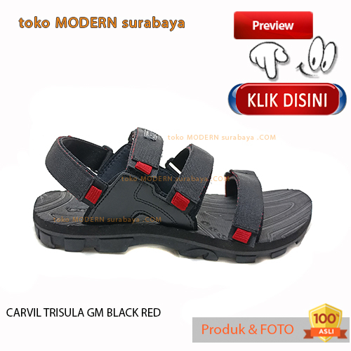 Sandal Pria casual Sandal Gunung slide outdoor CARVIL TRISULA GM