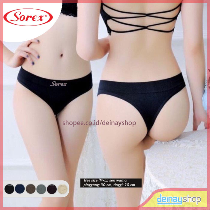 Sorex CD Celana Dalam Sexy Basic G String GST 777