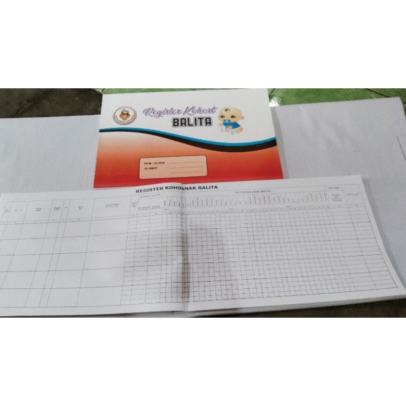 

buku register kohort balita