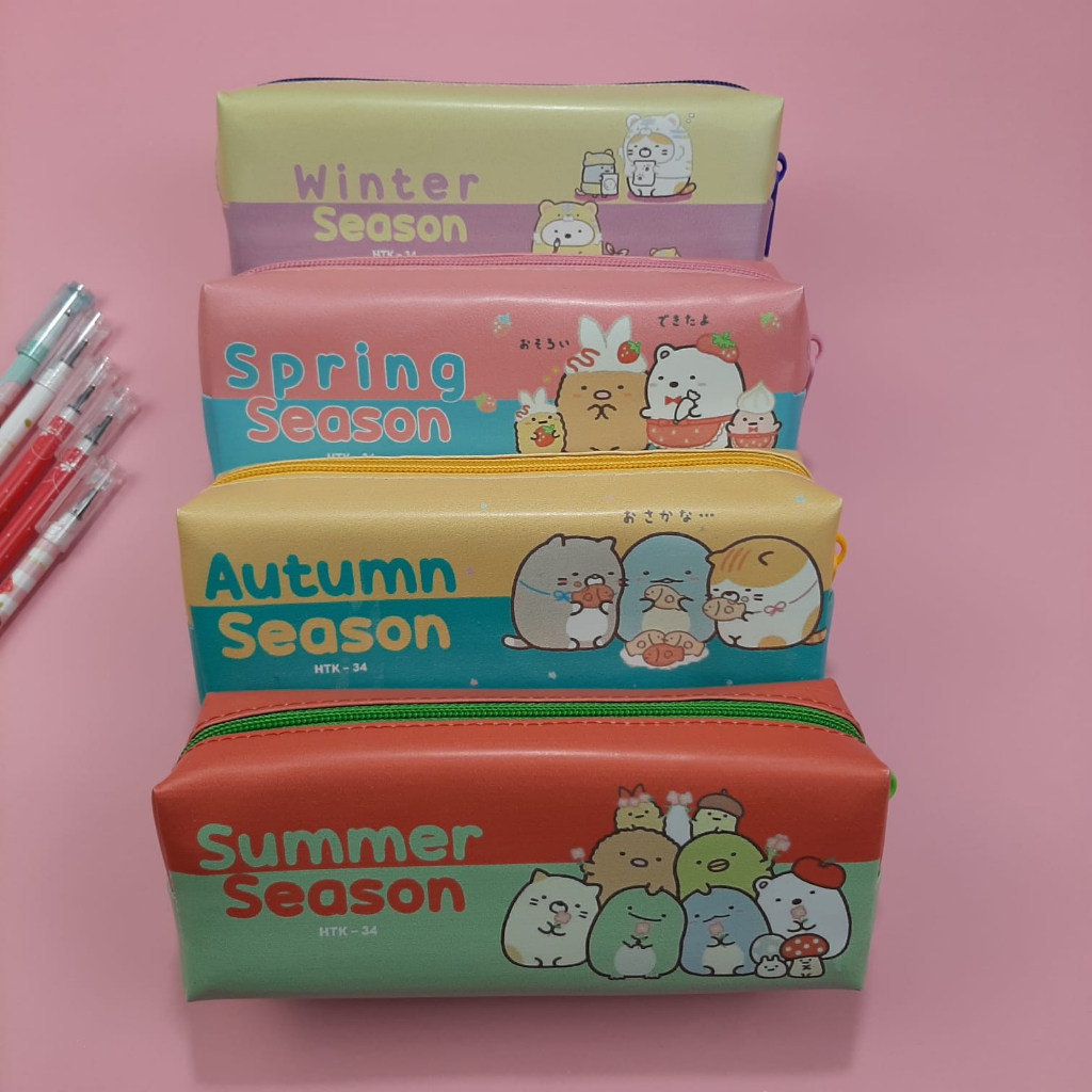 

kotak pensil karakter tempat pensil serbaguna pensil case aesthetic kotak pensil minimalis