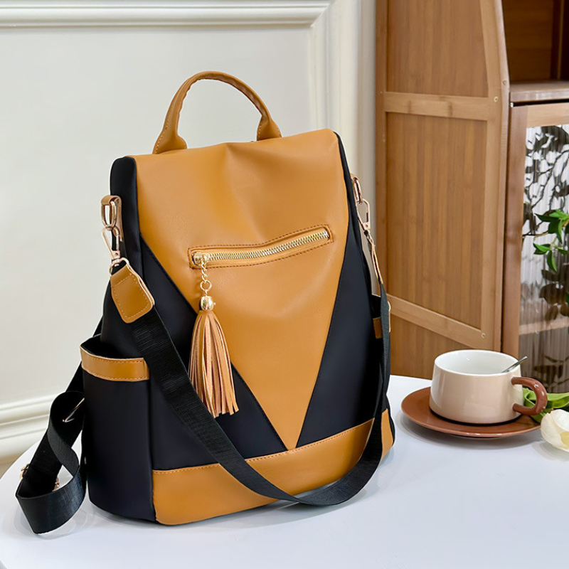 138315 Ransel Korea Multifungsi Tas Wanita Punggung Tas Samping Import Kantor Kerja Sekolah Kuliah Outdoor Trendy Fashion