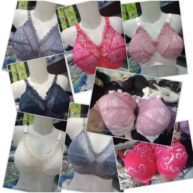 BRA 3Pcs BRUKAT BUSA MEWAH CANTIK BH SEKSI BH BANDUNG BUSA TIPIS