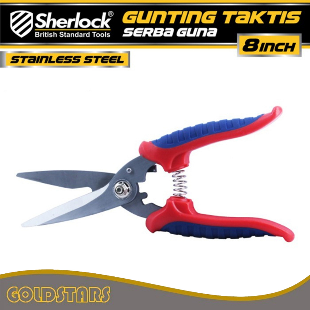 Gunting Taktis Serba Guna 8 inch Sherlock Gunting Dahan / Ranting