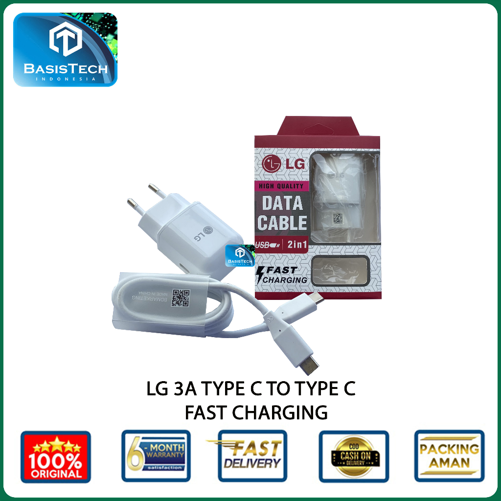 CHARGER LG TYPE-C 3A FAST CHARGING ORIGINAL HIGH QUALITY