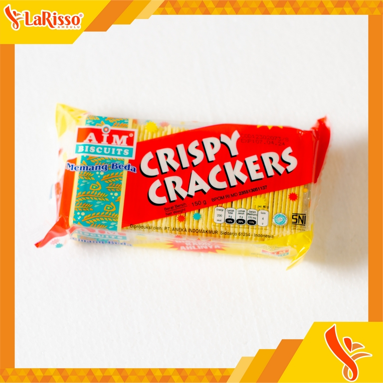 

AIM BISKUIT CRISPY CRACKERS 150GR