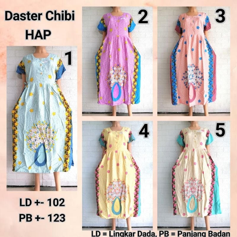 DASTER CHIBI LENGAN HAP DASTER KANCING BUSUI FRIENDLY BGDD + TRIPLET + SLWH + BPTH