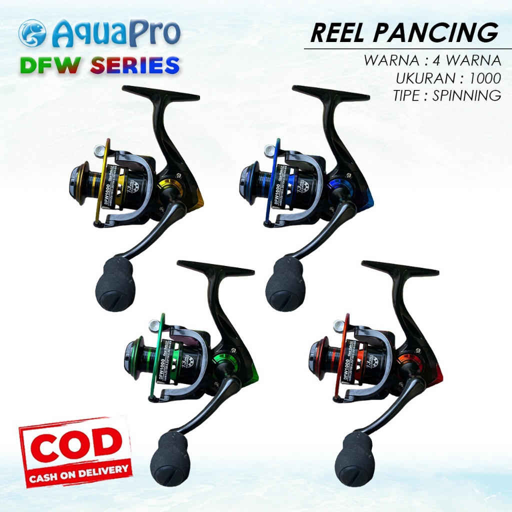 DFW1000 Reel Pancing 10KG Max Drag 5.2:1 Gulungan Reel Pancing Murah Kuat Power Reel Pancing Laut Tarikan Pancing Metal