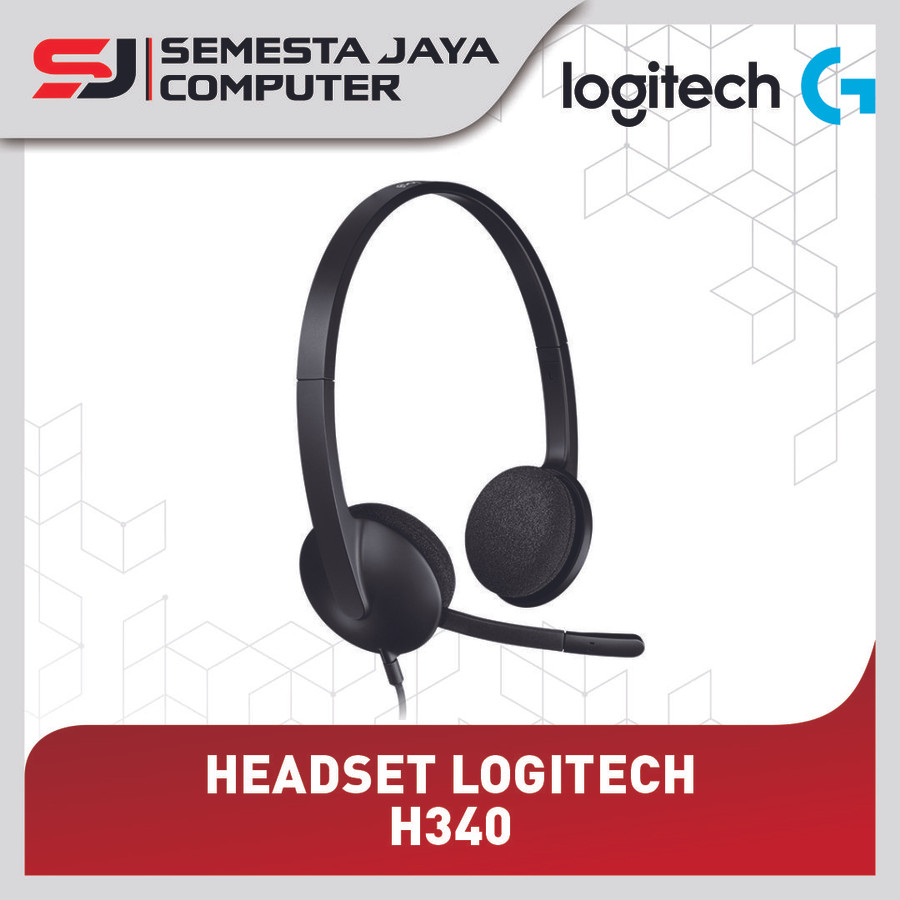 Headset Logitech H340 USB with Noise Canceling Mic - Logitech H 340